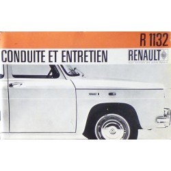 Renault 8 R1132, notice d'entretien