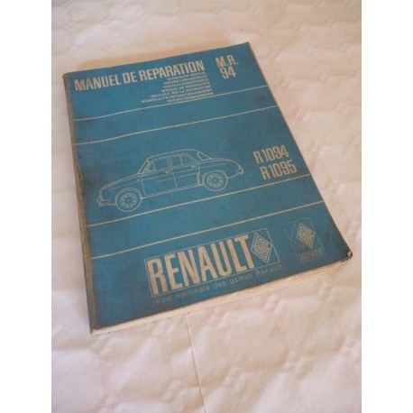 Renault Dauphine R1094, R1095, manuel de réparation original