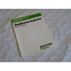 Bernard-Moteurs tondeuses BM405, BM425, catalogue de pièces original