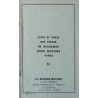 Bernard-Moteurs moteur diesel 51, catalogue de pièces et réglages