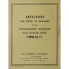 Bernard-Moteurs moteur diesel 62 et 71, catalogue de pièces et réglages