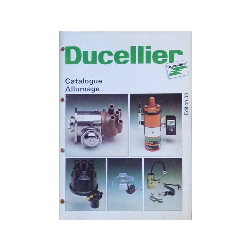 Ducellier, catalogue allumage 1983