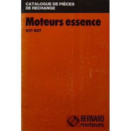 Bernard-Moteurs 617 et 627, catalogue de pièces