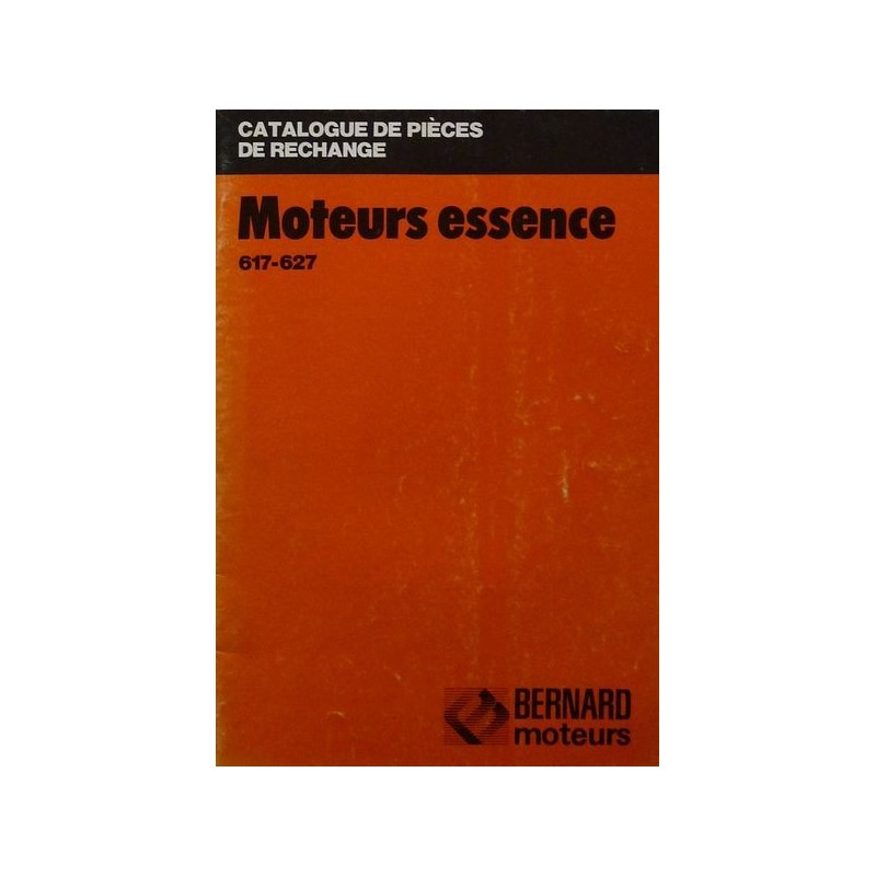 Bernard-Moteurs 617 et 627, catalogue de pièces