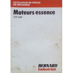 Bernard-Moteurs 717 et 727, catalogue de pièces