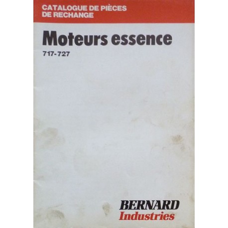 Bernard-Moteurs 717 et 727, catalogue de pièces