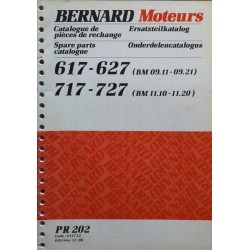 Bernard-Moteurs BM 09-11, 09-21, 11-10, 11-20, catalogue de pièces