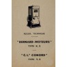 Bernard-Moteurs K2 et Conord Y2, notice d'entretien