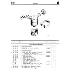 International B-250 Diesel, catalogue de pièces