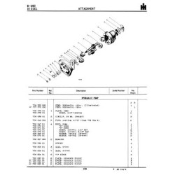 International B-250 Diesel, catalogue de pièces