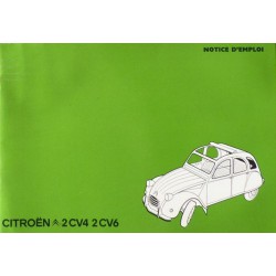 Citroën 2cv4 et 2cv6, notice d'entretien