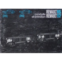 Renault 15 et 17, notice d'entretien