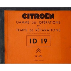 Citroën ID19, temps de réparation