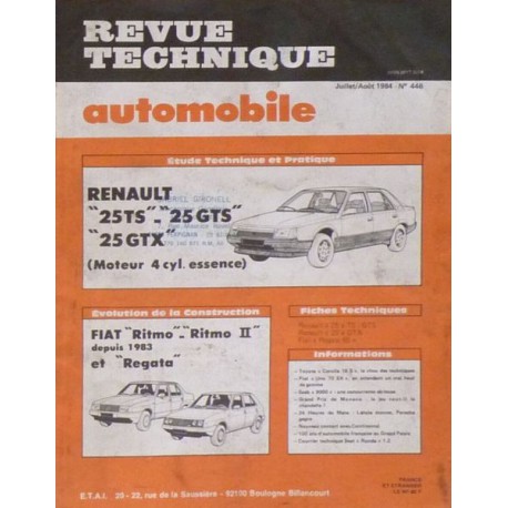 RTA Renault 25 4cyl. essence