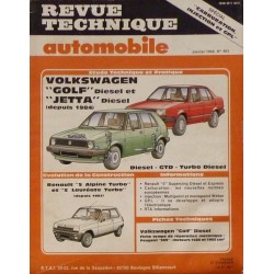 RTA Volkswagen Golf et Jetta Diesel mk2