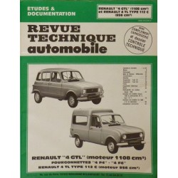 RTA Renault 4 TL, GTL, 4F4, 4F6, Pick-Up de 1978-93