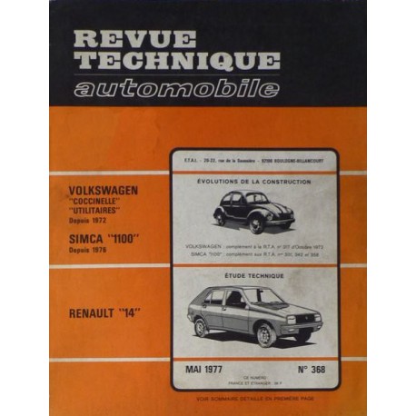 RTA Renault 14 type R1210