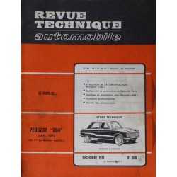 RTA Peugeot 204 essence 1965-72