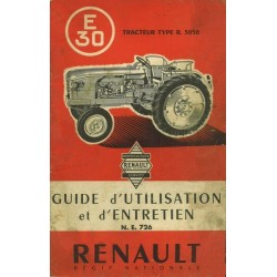 Renault E30 (R3050), notice d'entretien