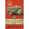 Renault E30 (R3050), notice d'entretien