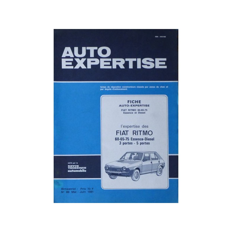 Auto Expertise Fiat Ritmo 60, 65 et 75