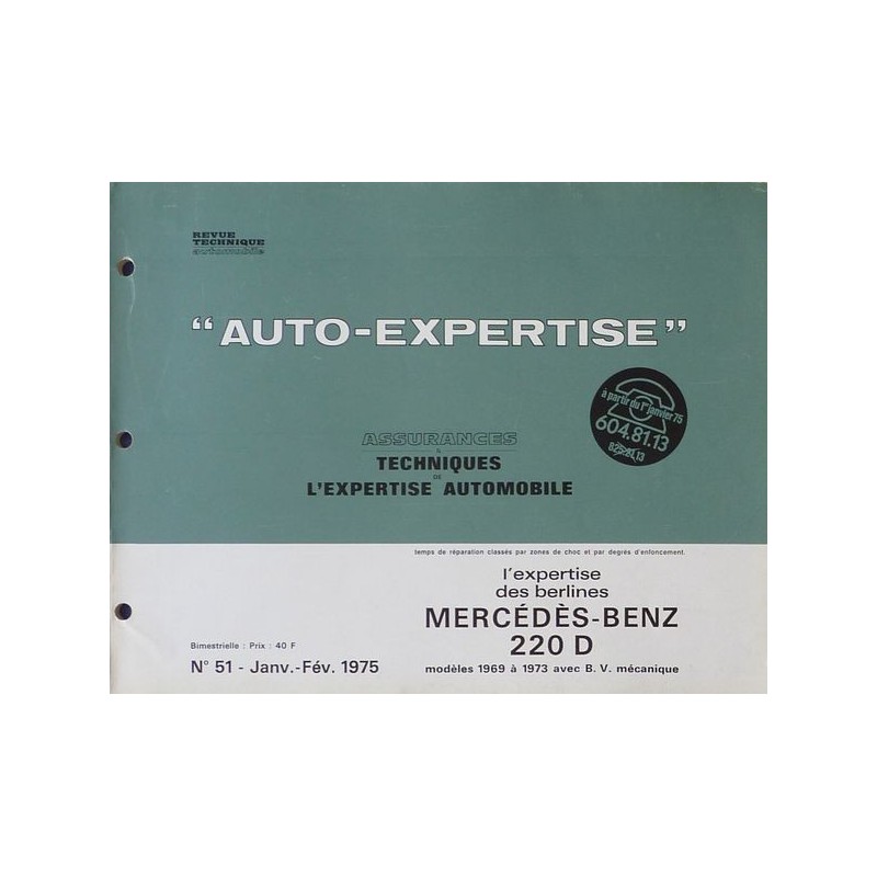 Auto Expertise Mercedes Benz 220D (w115)