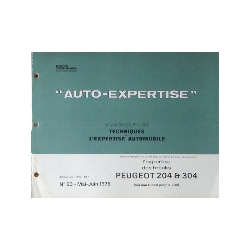 Auto Expertise Peugeot break 204 et 304