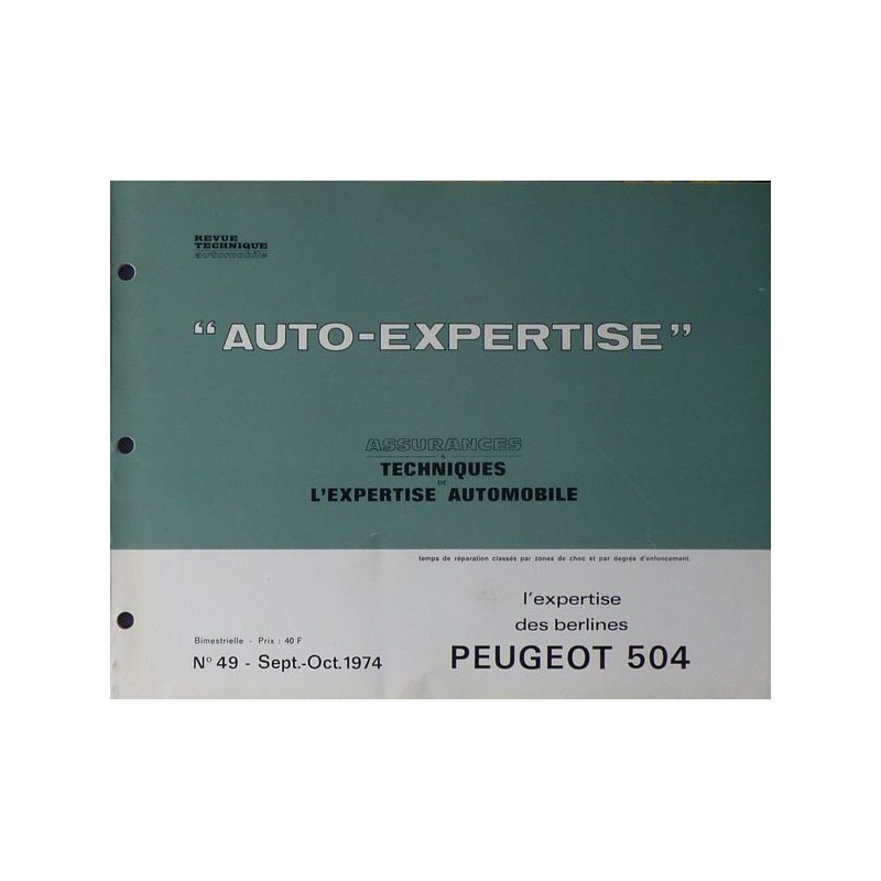 Auto Expertise Peugeot 504 berlines