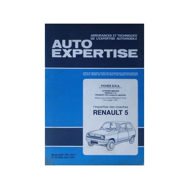 Auto Expertise Renault 5 et Alpine