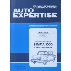 Auto Expertise Simca 1000, Rallye 1 et Rallye 2