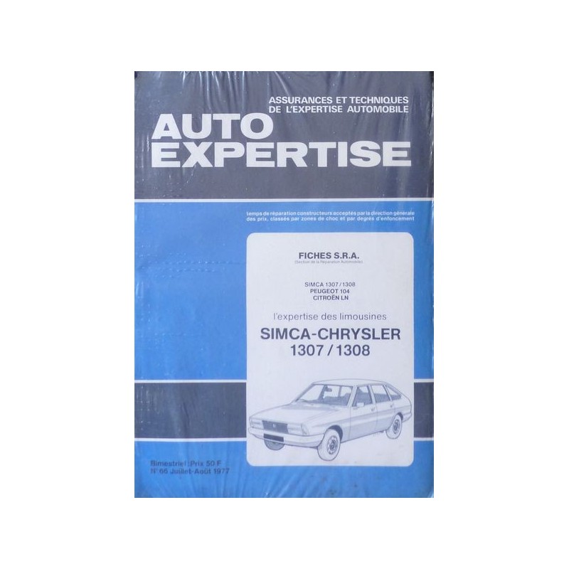 Auto Expertise Simca Chrysler 1307 et 1308