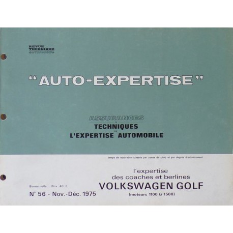 Auto Expertise Volkswagen Golf I