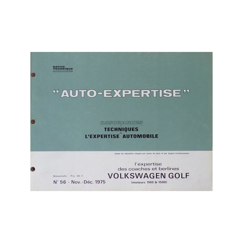 Auto Expertise Volkswagen Golf I