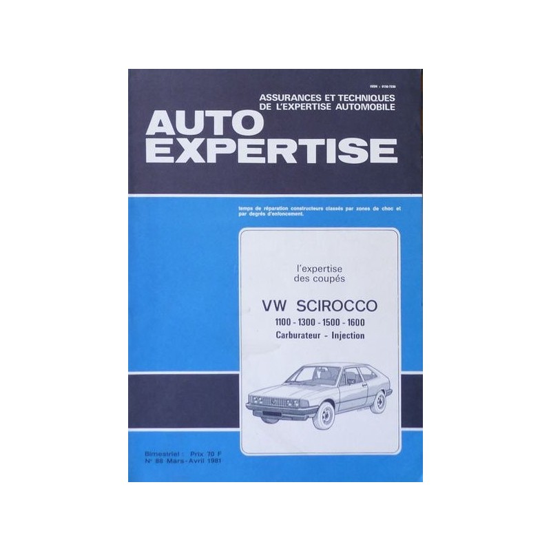 Auto Expertise Volkswagen Scirocco I