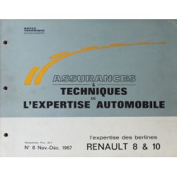 Auto Expertise Renault 8, 10, Gordini