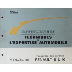 Auto Expertise Renault 8, 10, Gordini