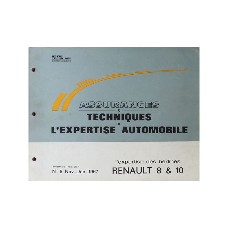 Auto Expertise Renault 8, 10, Gordini