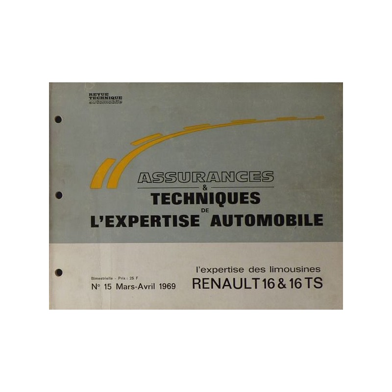 Auto Expertise Renault 16, 16TS