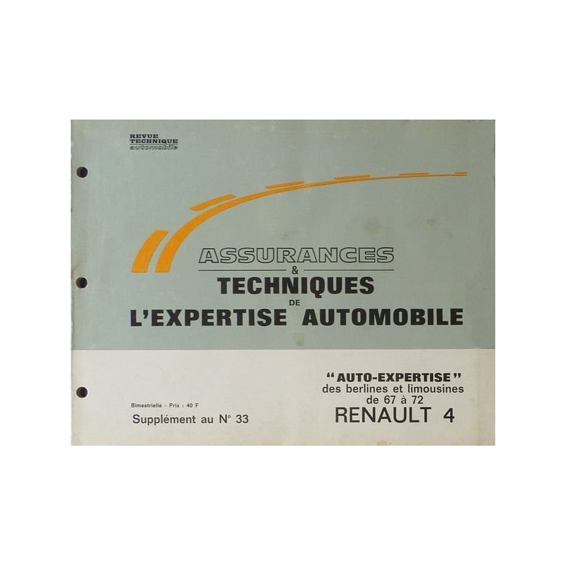 Auto Expertise Renault 4 1967-72