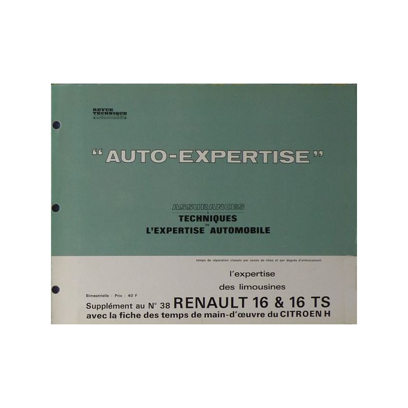 Auto Expertise Renault 16