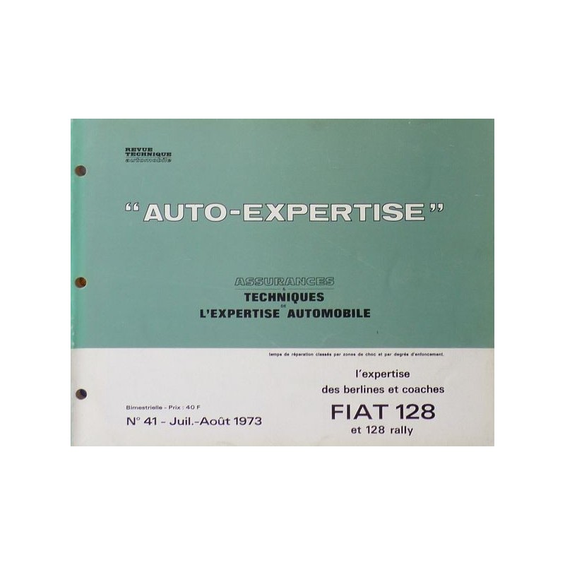 Auto Expertise Fiat 128, 128 Rallye