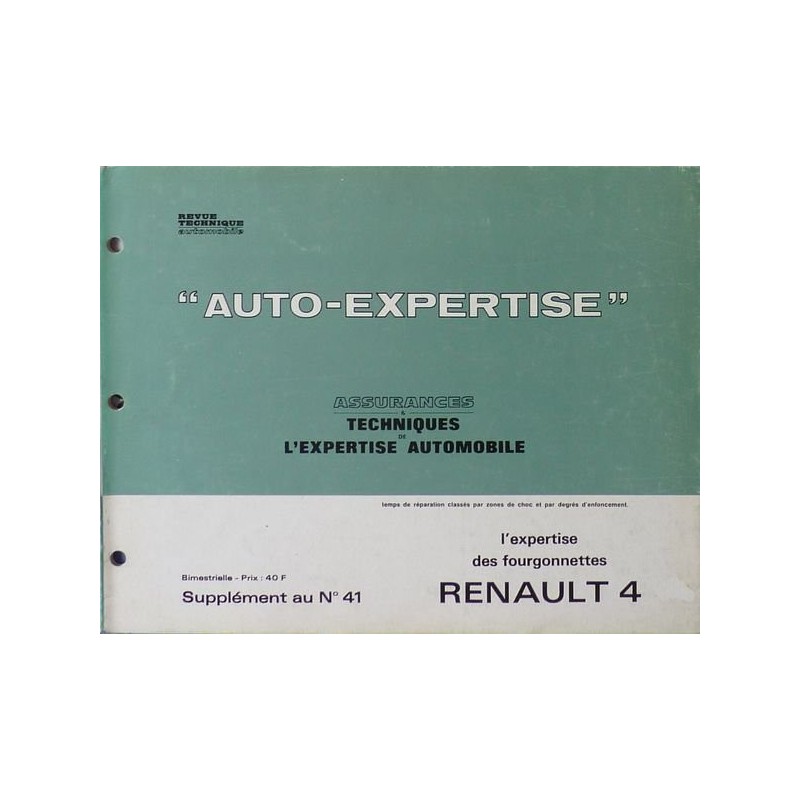 Auto Expertise Renault 4 Fourgonnette