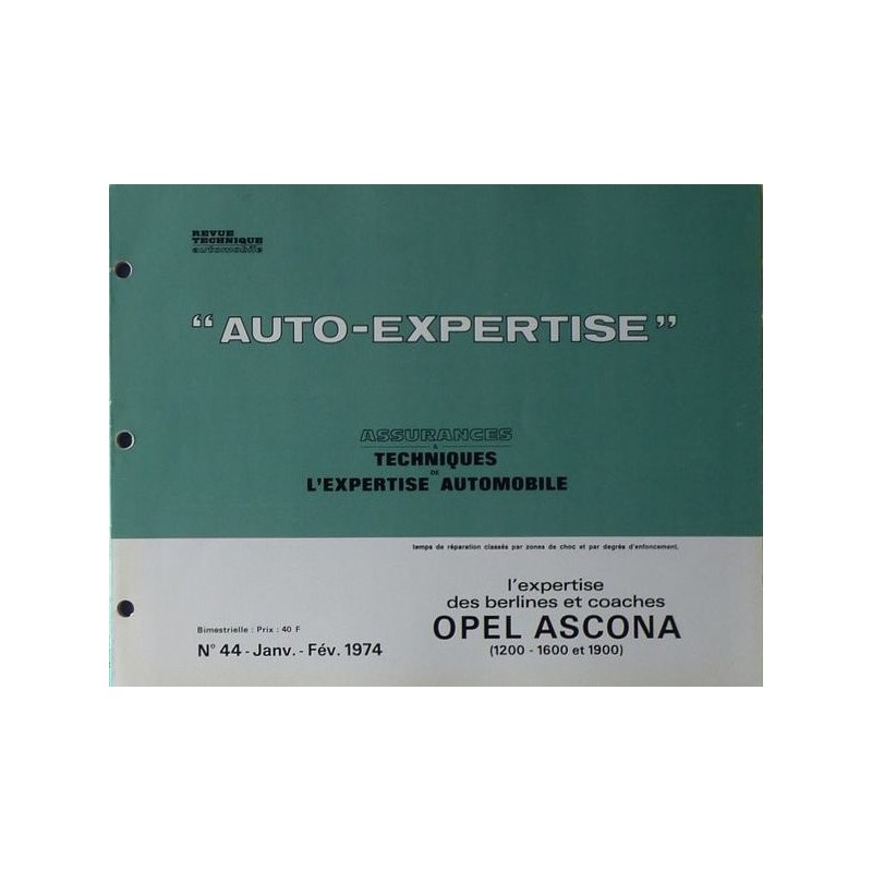 Auto Expertise Opel Ascona A