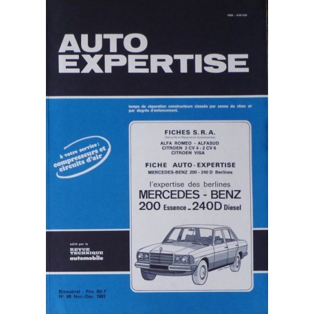 Auto Expertise Mercedes 200, 240D (w123)
