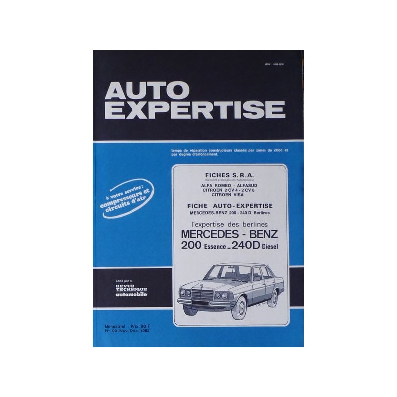 Auto Expertise Mercedes 200, 240D (w123)