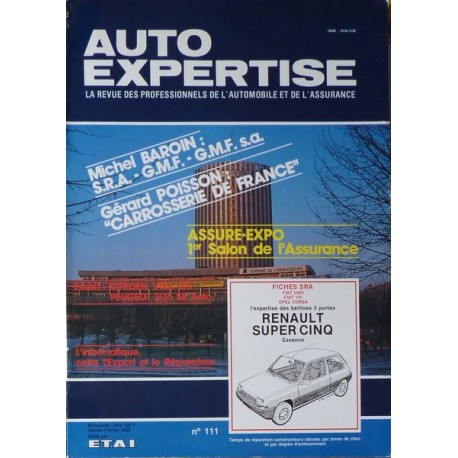 Auto Expertise Renault Supercinq, essence