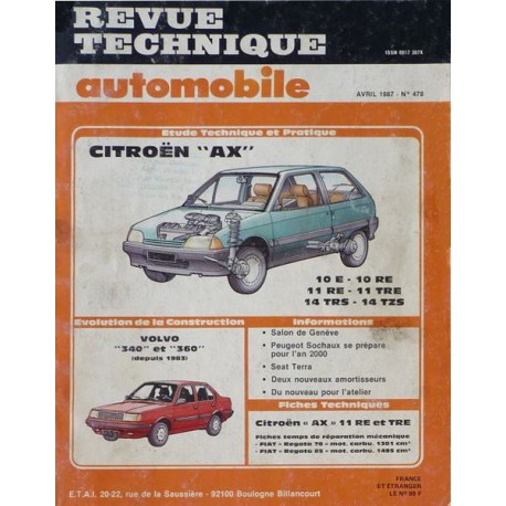 RTA Citroën AX essence