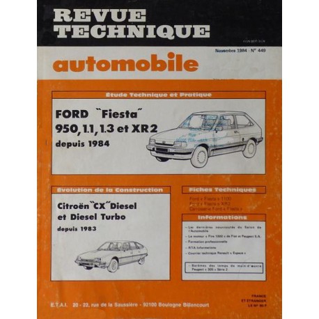 RTA Ford Fiesta mk2 950, 1.1, 1.3, XR2