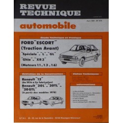 RTA Ford Escort mk3 Speciale, L, GL, Ghia, XR3