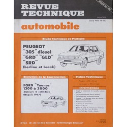 RTA Peugeot 305 Diesel GRD, GLD, SRD